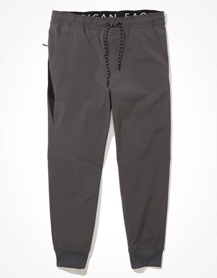 ae flex khaki jogger