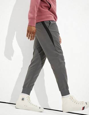 ae gridback fleece jogger