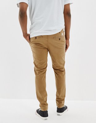 skinny khaki cargo pants mens