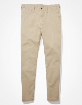 Skinny khaki store pants for men