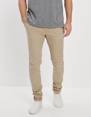 AE Flex Skinny Lived-In Khaki Pant