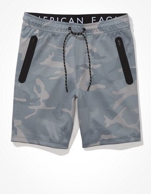 mens fleece jogger shorts