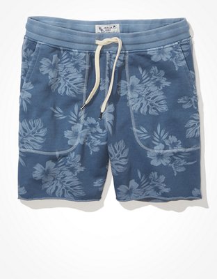 Мужские брюки American Eagle AE 5.5" Bonfire Fleece Jogger Short — фото 3