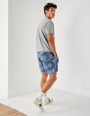 Мужские брюки American Eagle AE 5.5" Bonfire Fleece Jogger Short — фото 2