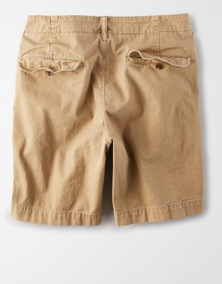 Мужские брюки American Eagle AE Ne(x)t Level Classic 8" Khaki Short — фото 4