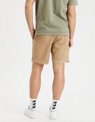 Мужские брюки American Eagle AE Ne(x)t Level Classic 8" Khaki Short — фото 2