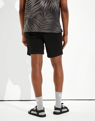 Мужские брюки American Eagle AE Tech Twill 8" Move-Free Khaki Short — фото 2