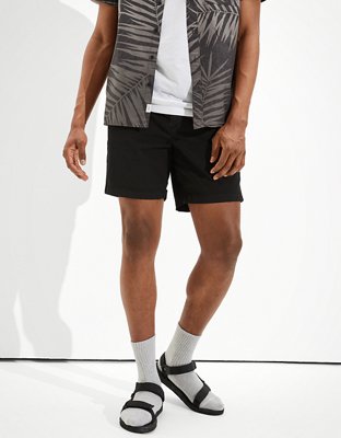 AE 8" Tech Twill Move-Free Khaki Short