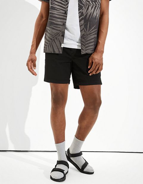 Мужские брюки American Eagle AE Tech Twill 8" Move-Free Khaki Short