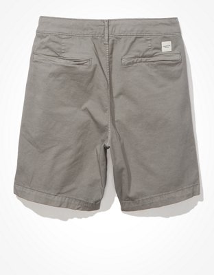 AE 8" Tech Twill Move-Free Khaki Short