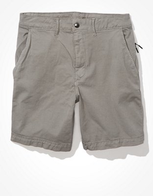 AE 8" Tech Twill Move-Free Khaki Short