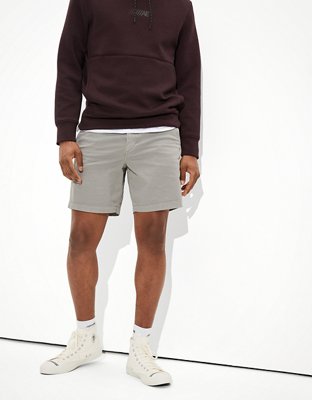 AE 8" Tech Twill Move-Free Khaki Short