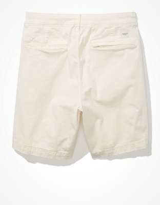 AE 8" Tech Twill Move-Free Khaki Short
