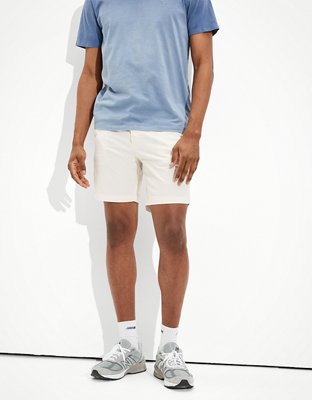 AE 8" Tech Twill Move-Free Khaki Short