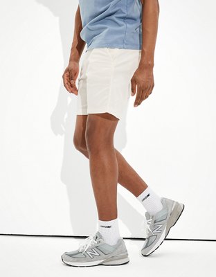 AE 8" Tech Twill Move-Free Khaki Short