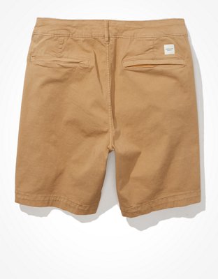 AE 8" Tech Twill Move-Free Khaki Short