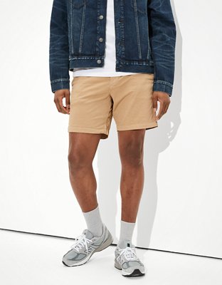 AE 8" Tech Twill Move-Free Khaki Short