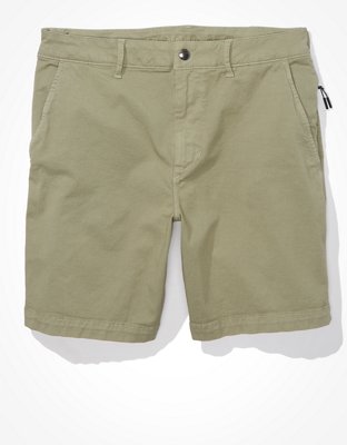 AE 8" Tech Twill Move-Free Khaki Short