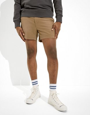 AE Flex 12 Longer Length Lived-In Khaki Short