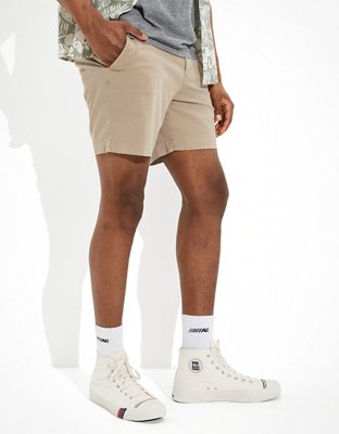 AE 7" Flex Lived-In Khaki Short