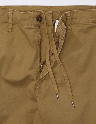 Мужские брюки American Eagle AE Flex 7" Weekend Khaki Short — фото 6