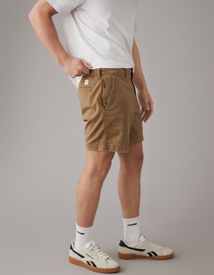 Мужские брюки American Eagle AE Flex 7" Weekend Khaki Short — фото 4