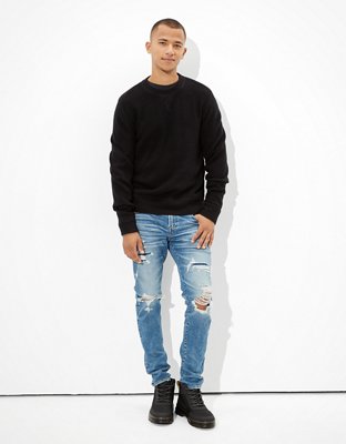 Мужские свитеры American Eagle AE Super Soft Crew Neck Sweater — фото 4