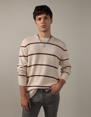 AE Striped Crewneck Sweater