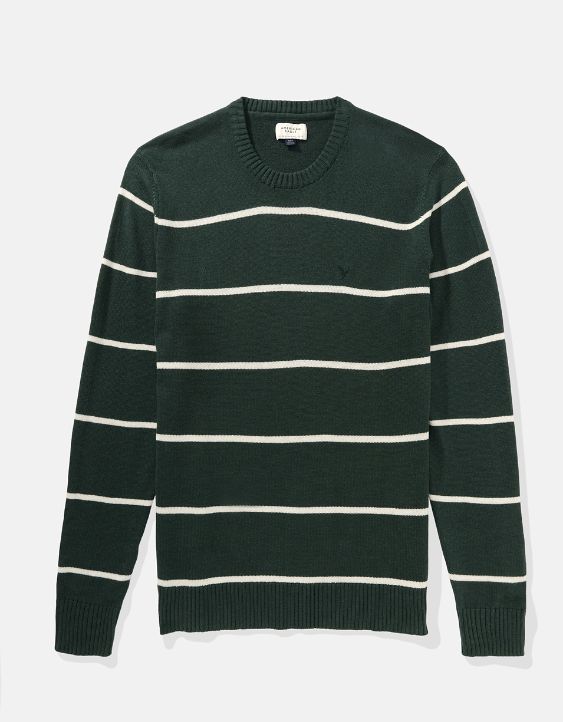 AE Striped Crewneck Sweater