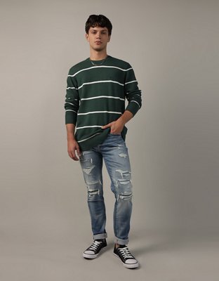 AE Striped Crewneck Sweater