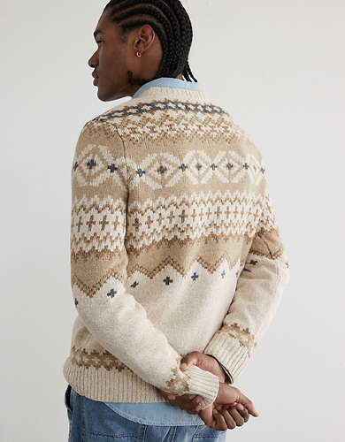 AE Super Soft Holiday Crewneck Sweater