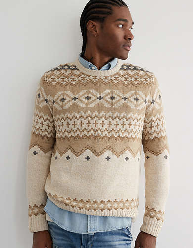 AE Super Soft Holiday Crewneck Sweater
