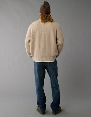 AE Shaker Stitch Crew Neck Sweater