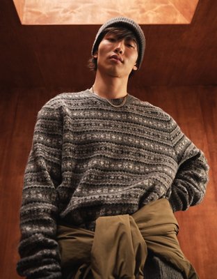 AE Cozy Cabin Fair Isle Sweater