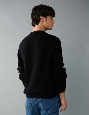AE Waffle Crew Neck Sweater