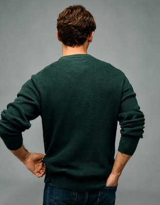 AE Waffle Crew Neck Sweater