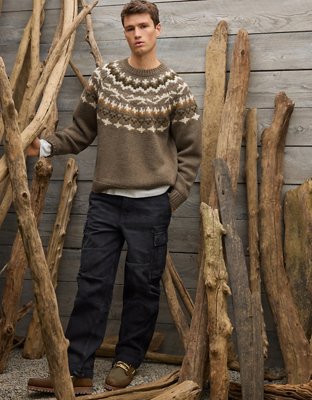 AE Chunky Fair Isle Sweater