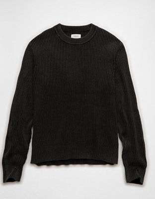 AE Shaker Stitch Crew Neck Sweater