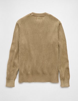 AE Shaker Stitch Crew Neck Sweater