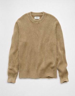 AE Shaker Stitch Crew Neck Sweater