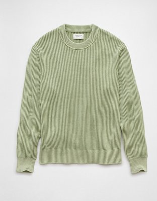 AE Shaker Stitch Crew Neck Sweater