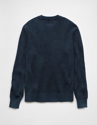 AE Shaker Stitch Crew Neck Sweater