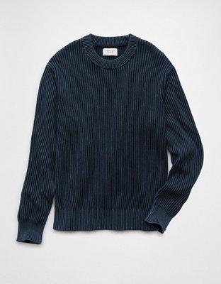 AE Shaker Stitch Crew Neck Sweater