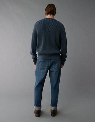 AE Shaker Stitch Crew Neck Sweater