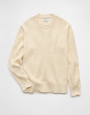 AE Shaker Stitch Crew Neck Sweater