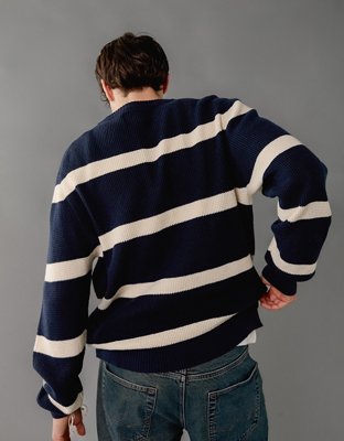 AE Waffle Crew Neck Sweater