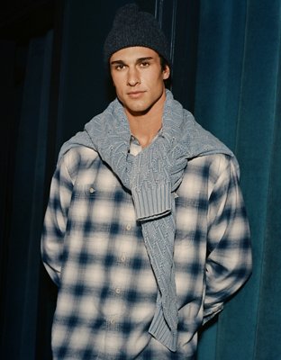 AE Suéter con Cuello Redondo Estilo Pescador