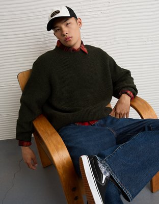 AE Cozy Cabin Crew Neck Sweater