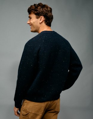 AE Suéter Estilo Cabaña Calientito con Cuello Redondo