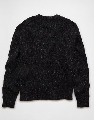 AE Cable Knit Crew Neck Sweater